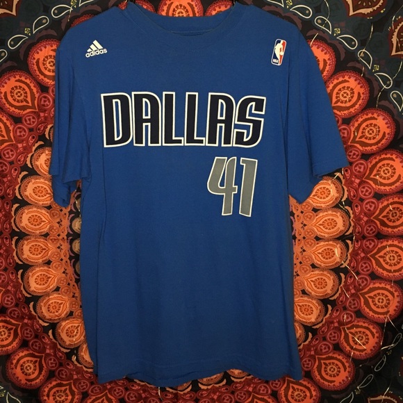 M Dallas Mavericks Tee #41 - Picture 1 of 3
